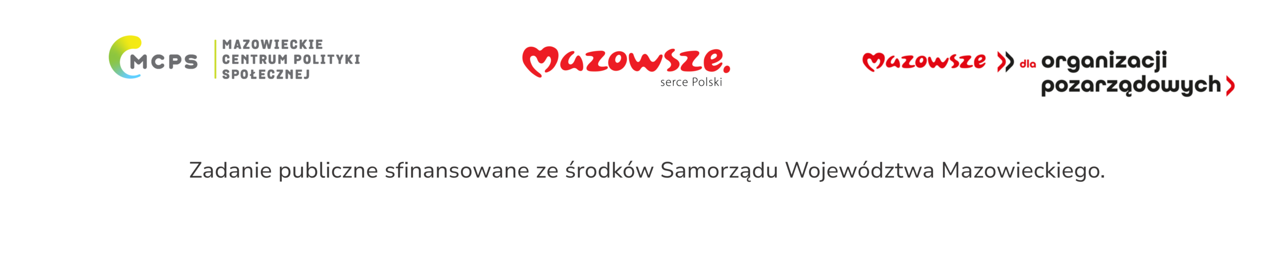 Zadanie publiczne dofinansowane ze środków Samorządu Województwa Mazowieckiego w ramach Wojewódzkiego Programu Wspierania rodziny i systemu pieczy zastępczej.
